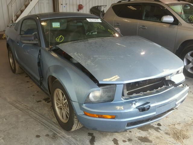 1ZVFT80N655188770 - 2005 FORD MUSTANG BLUE photo 1