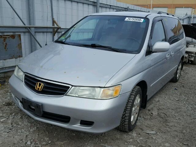 2HKRL18922H008324 - 2002 HONDA ODYSSEY EX SILVER photo 2