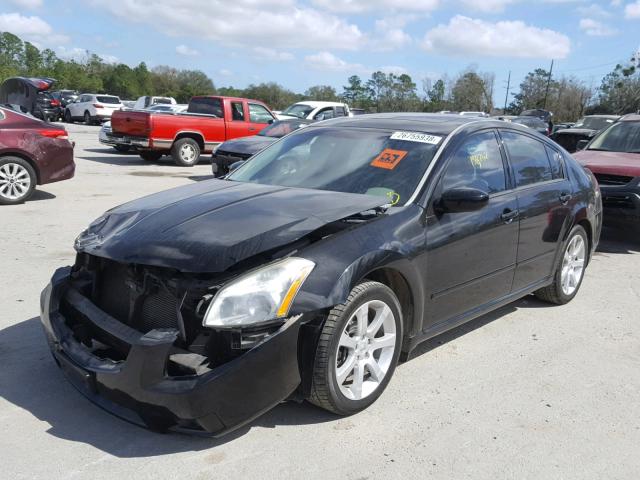 1N4BA41E77C824938 - 2007 NISSAN MAXIMA SE BLACK photo 2