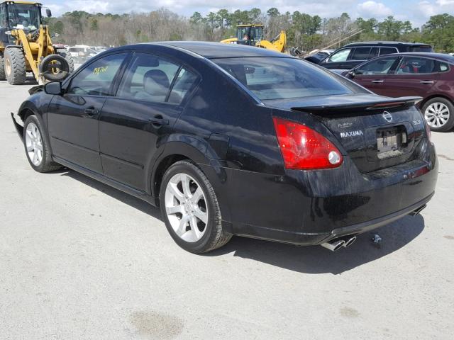 1N4BA41E77C824938 - 2007 NISSAN MAXIMA SE BLACK photo 3