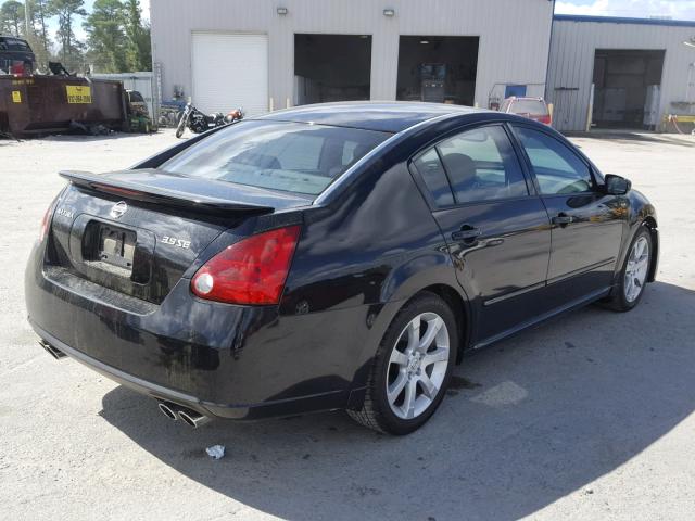 1N4BA41E77C824938 - 2007 NISSAN MAXIMA SE BLACK photo 4