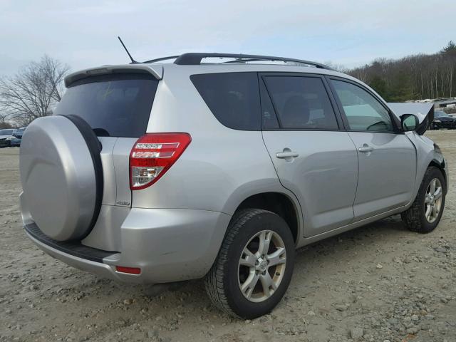 2T3BK4DV6BW059357 - 2011 TOYOTA RAV4 SILVER photo 4