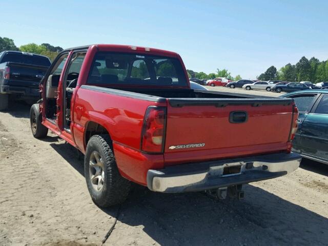 2GCEC13V561277623 - 2006 CHEVROLET SILVERADO RED photo 3