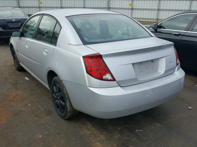 1G8AJ55F57Z108187 - 2007 SATURN ION LEVEL SILVER photo 3