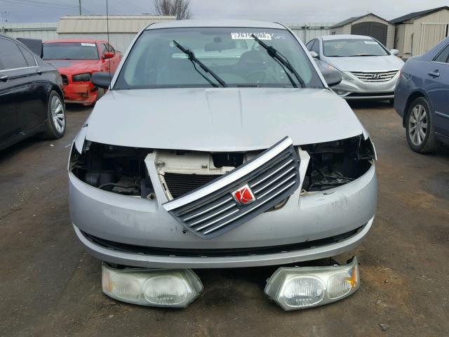 1G8AJ55F57Z108187 - 2007 SATURN ION LEVEL SILVER photo 9