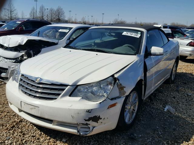 1C3LC55R38N633054 - 2008 CHRYSLER SEBRING TO WHITE photo 2