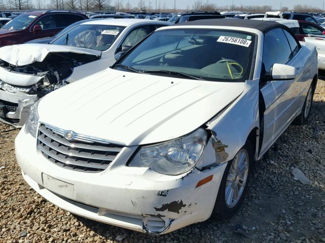 1C3LC55R38N633054 - 2008 CHRYSLER SEBRING TO WHITE photo 9