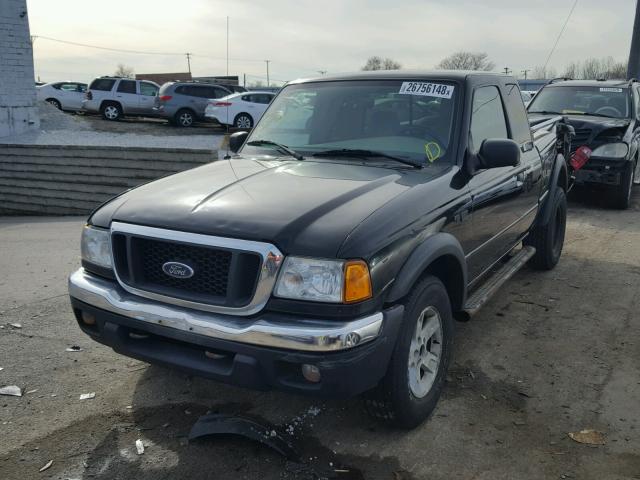 1FTZR45E64PA81804 - 2004 FORD RANGER SUP BLACK photo 2