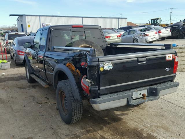 1FTZR45E64PA81804 - 2004 FORD RANGER SUP BLACK photo 3