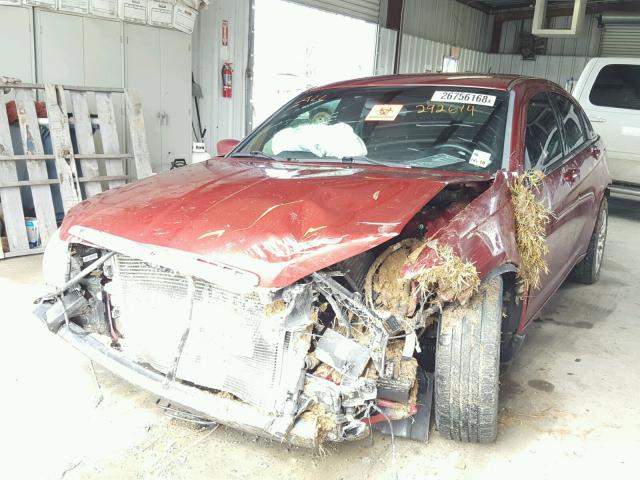 1C3CCBAB7CN292614 - 2012 CHRYSLER 200 LX MAROON photo 2