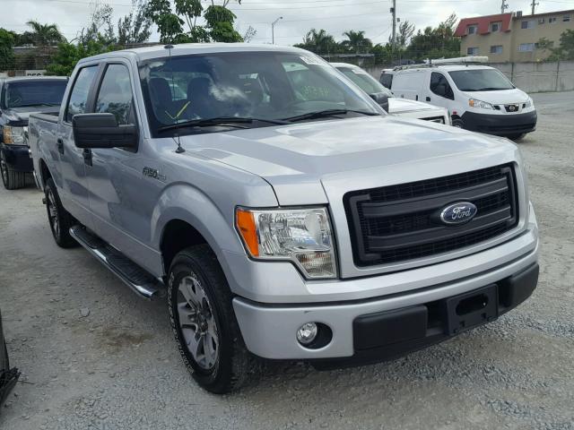 1FTEW1CM5EKG58112 - 2014 FORD F150 SUPER SILVER photo 1