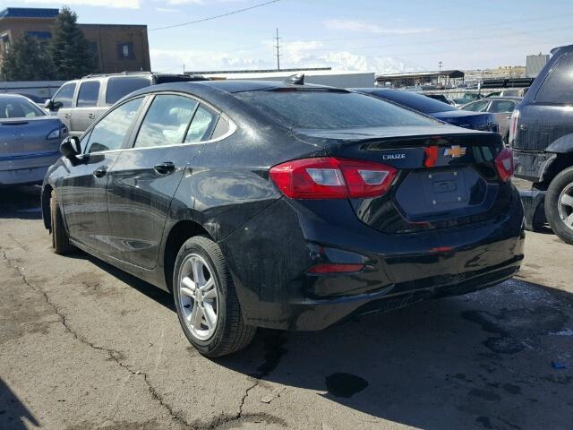 1G1BE5SM4H7244589 - 2017 CHEVROLET CRUZE LT BLACK photo 3