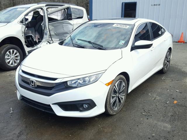 19XFC1F48GE038174 - 2016 HONDA CIVIC EX WHITE photo 2