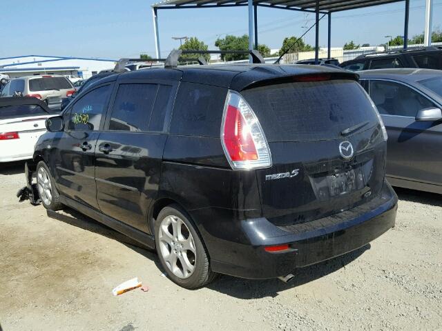 JM1CR29L890344443 - 2009 MAZDA 5 BLACK photo 3