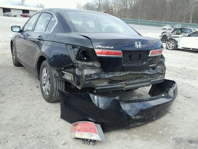 1HGCP2F62CA097475 - 2012 HONDA ACCORD SE BLACK photo 3