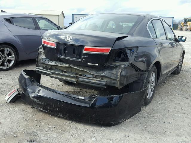 1HGCP2F62CA097475 - 2012 HONDA ACCORD SE BLACK photo 4