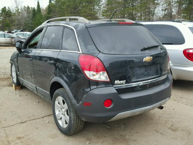 3GNAL2EKXCS579696 - 2012 CHEVROLET CAPTIVA LS 黑色 照片 3