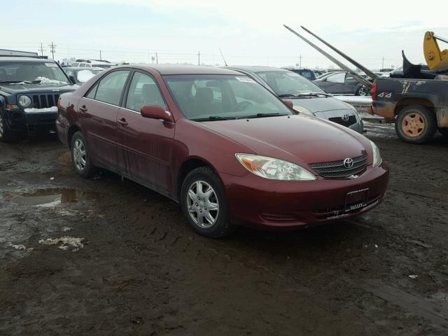 4T1BE32K34U301298 - 2004 TOYOTA CAMRY LE RED photo 1