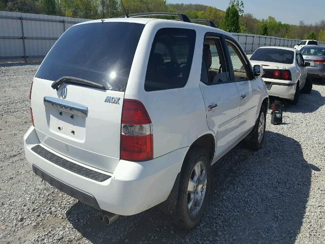 2HNYD18223H543508 - 2003 ACURA MDX WHITE photo 4