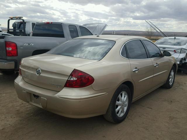 2G4WD532151235474 - 2005 BUICK LACROSSE C TAN photo 4