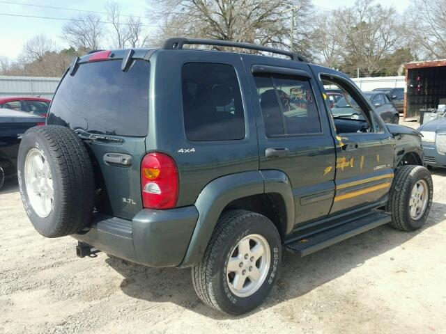 1J4GL58K02W147292 - 2002 JEEP LIBERTY LI GRAY photo 4