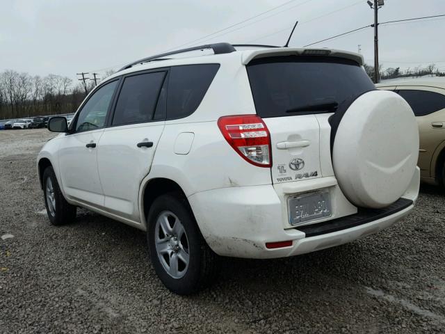 2T3BF33V39W003001 - 2009 TOYOTA RAV4 WHITE photo 3