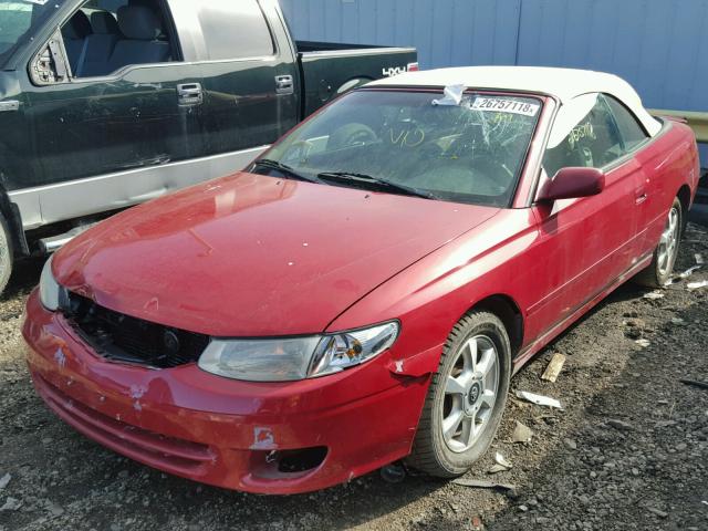 2T1FF22PX1C425909 - 2001 TOYOTA CAMRY SOLA RED photo 2