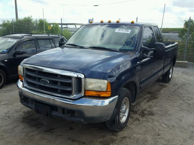 1FTNX20F51EA04552 - 2001 FORD F250 SUPER BLUE photo 2