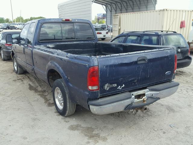 1FTNX20F51EA04552 - 2001 FORD F250 SUPER BLUE photo 3