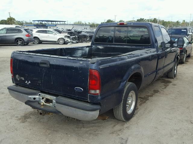 1FTNX20F51EA04552 - 2001 FORD F250 SUPER BLUE photo 4