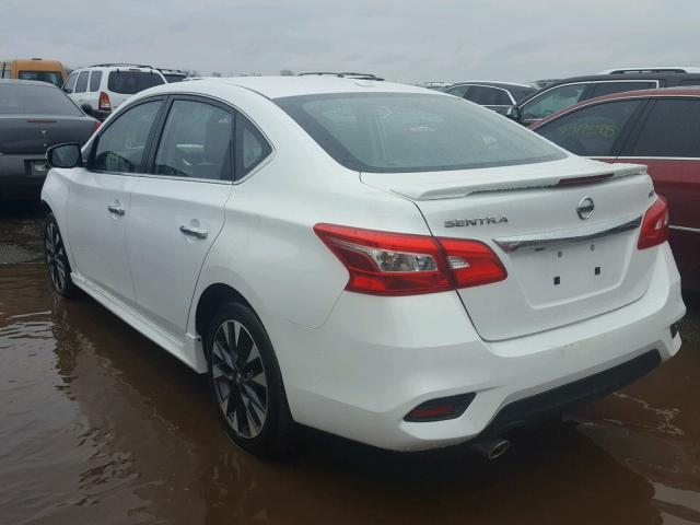 3N1AB7AP7HY341662 - 2017 NISSAN SENTRA S WHITE photo 3