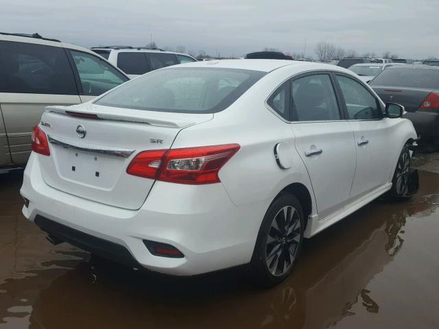 3N1AB7AP7HY341662 - 2017 NISSAN SENTRA S WHITE photo 4