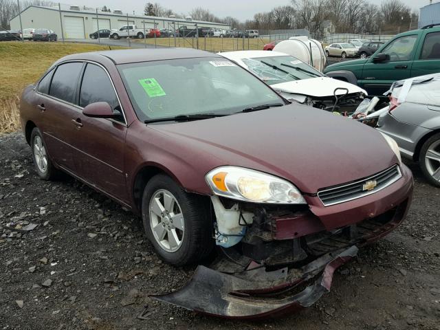 2G1WT58N979347480 - 2007 CHEVROLET IMPALA LT BURGUNDY photo 1