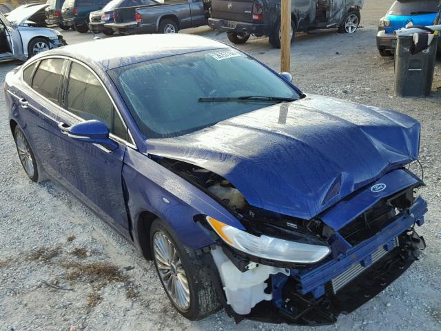 3FA6P0K91GR249439 - 2016 FORD FUSION TIT BLUE photo 1