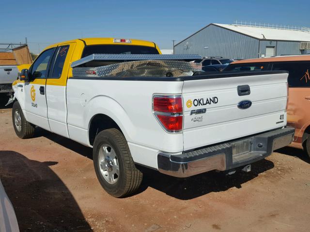 1FTFX1CF0EFD13047 - 2014 FORD F150 SUPER WHITE photo 3