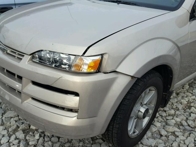 4S2DF58XX24602631 - 2002 ISUZU AXIOM XS Gümüş foto 9