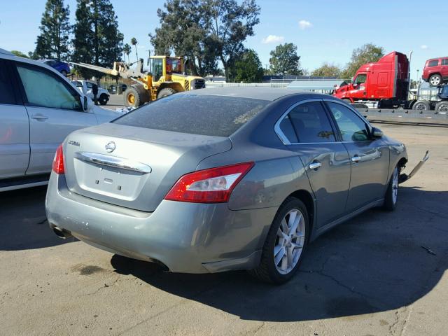 1N4AA51E29C812653 - 2009 NISSAN MAXIMA S BLUE photo 4