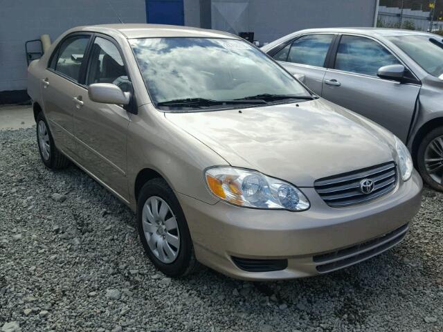 2T1BR32E34C260428 - 2004 TOYOTA COROLLA CE BEIGE photo 1