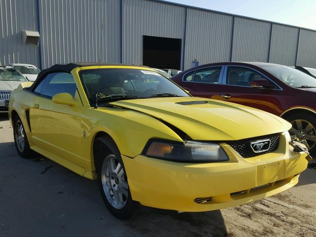 1FAFP44451F130743 - 2001 FORD MUSTANG YELLOW photo 1