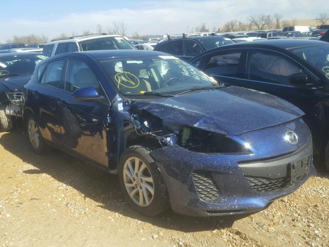 JM1BL1M79C1664163 - 2012 MAZDA 3 I BLUE photo 1