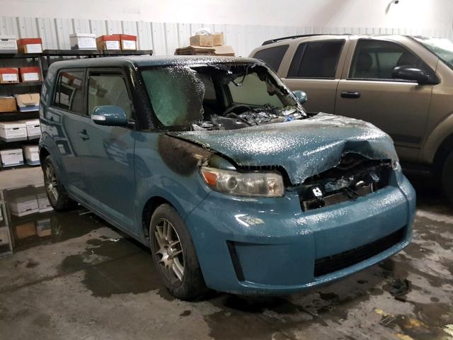 JTLKE50E981041580 - 2008 SCION XB BLUE photo 1