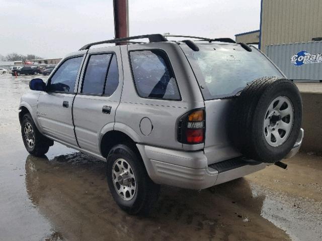 4S2CK58W0W4309910 - 1998 ISUZU RODEO S SILVER photo 3