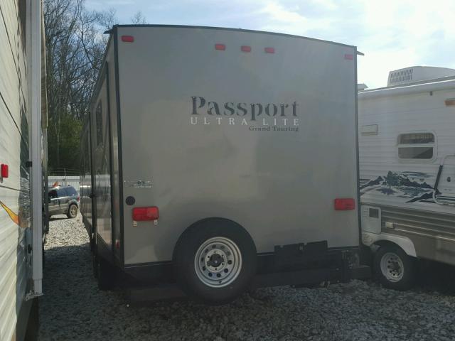 4YDT32924FT411152 - 2015 KEYSTONE PASSPORT TWO TONE photo 3