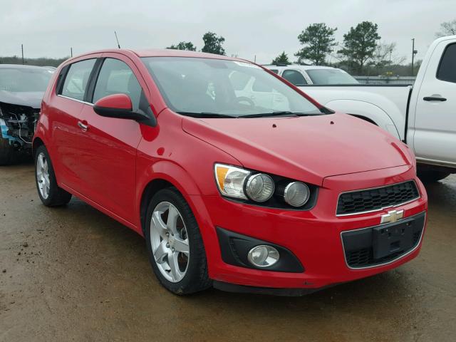 1G1JE6SHXC4169718 - 2012 CHEVROLET SONIC LTZ RED photo 1