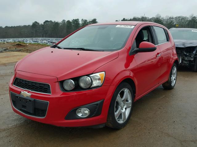 1G1JE6SHXC4169718 - 2012 CHEVROLET SONIC LTZ RED photo 2