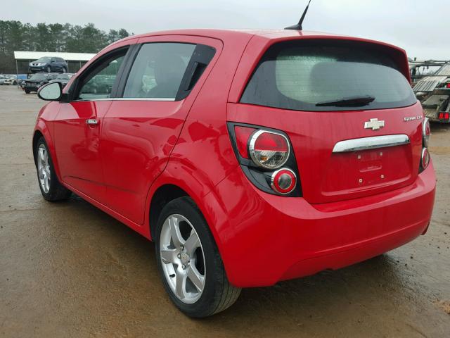 1G1JE6SHXC4169718 - 2012 CHEVROLET SONIC LTZ RED photo 3