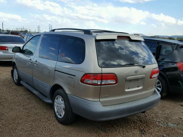 4T3ZF13C03U543334 - 2003 TOYOTA SIENNA LE GOLD photo 3