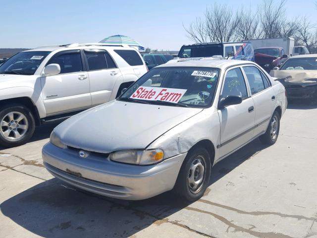 1Y1SK528X1Z402006 - 2001 CHEVROLET GEO PRIZM 银色 照片 2