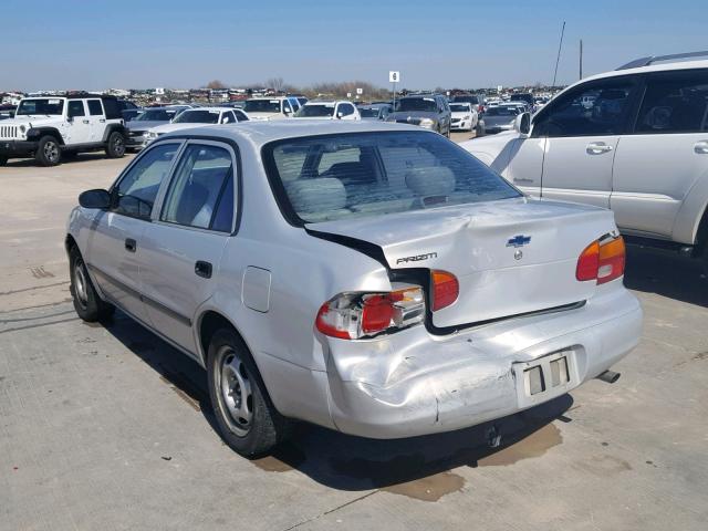 1Y1SK528X1Z402006 - 2001 CHEVROLET GEO PRIZM 银色 照片 3