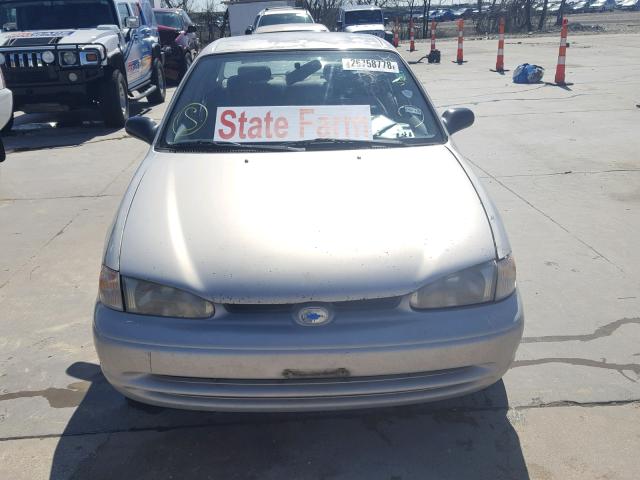 1Y1SK528X1Z402006 - 2001 CHEVROLET GEO PRIZM 银色 照片 9